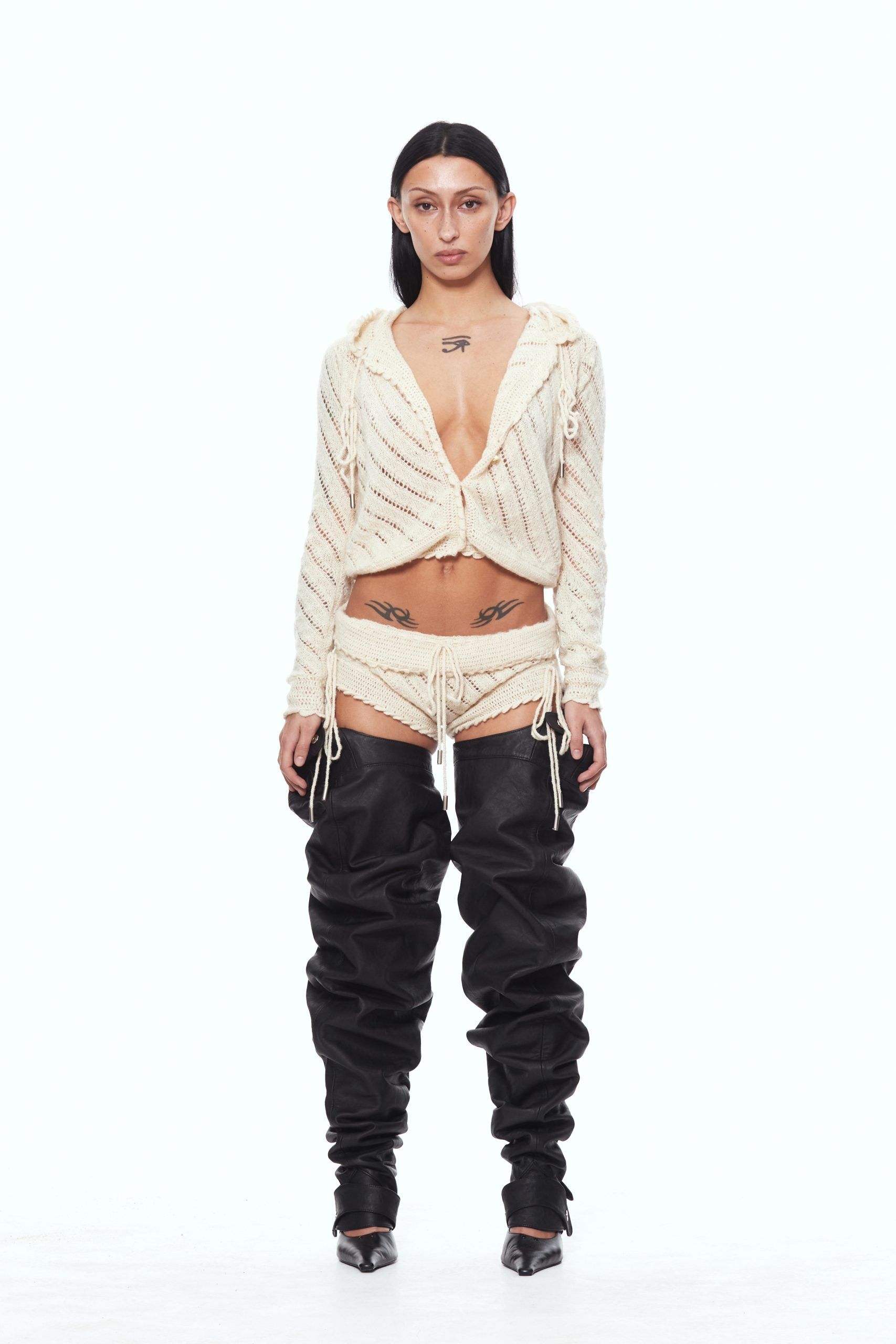 OPEN KNIT CARDIGAN - Image 4